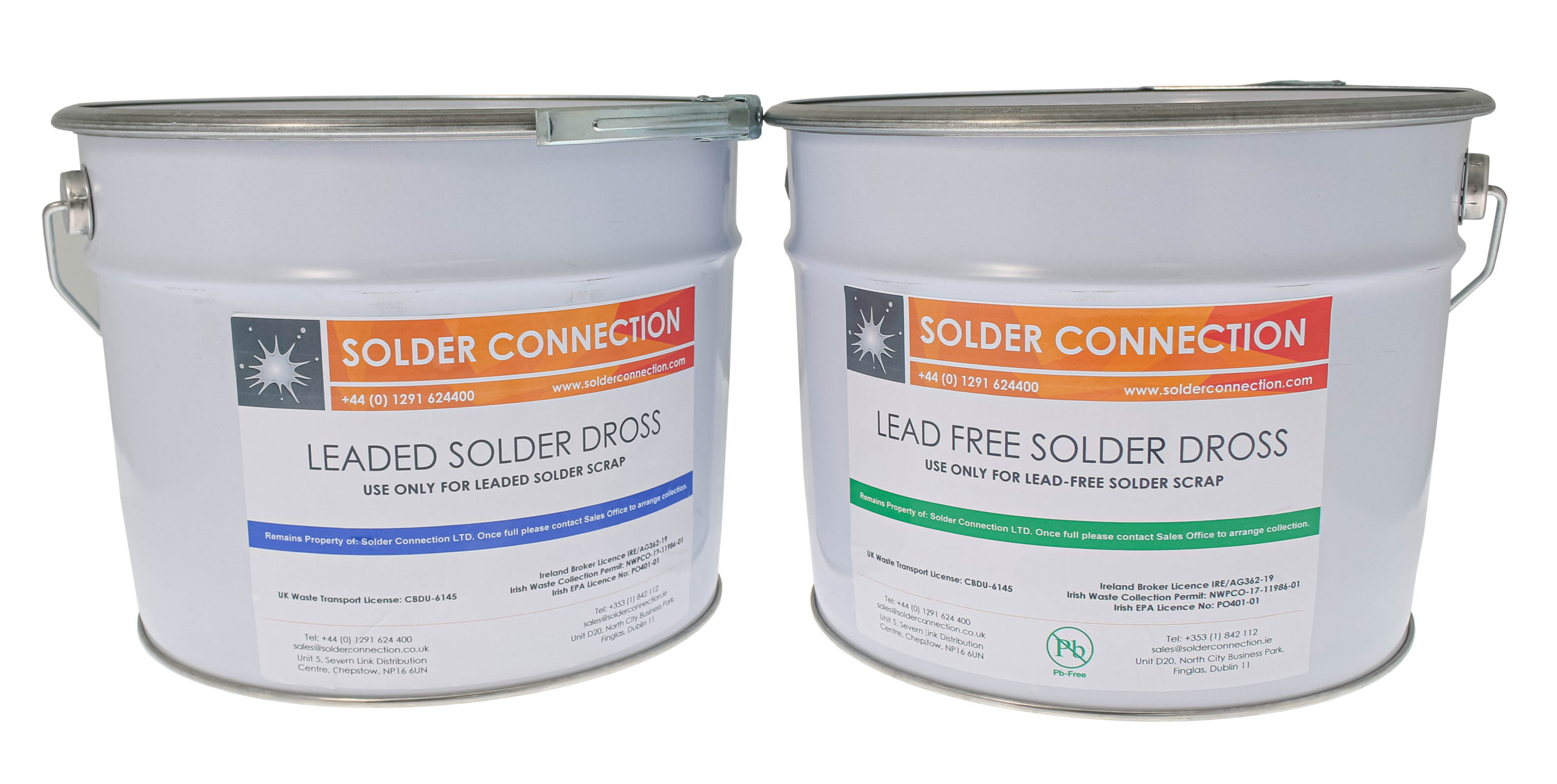 Solder Recycling Dross Buckets