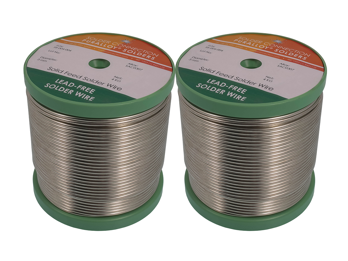 Solder Connection Puralloy Solid Feed Wire