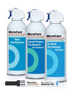 Microcare flux removers