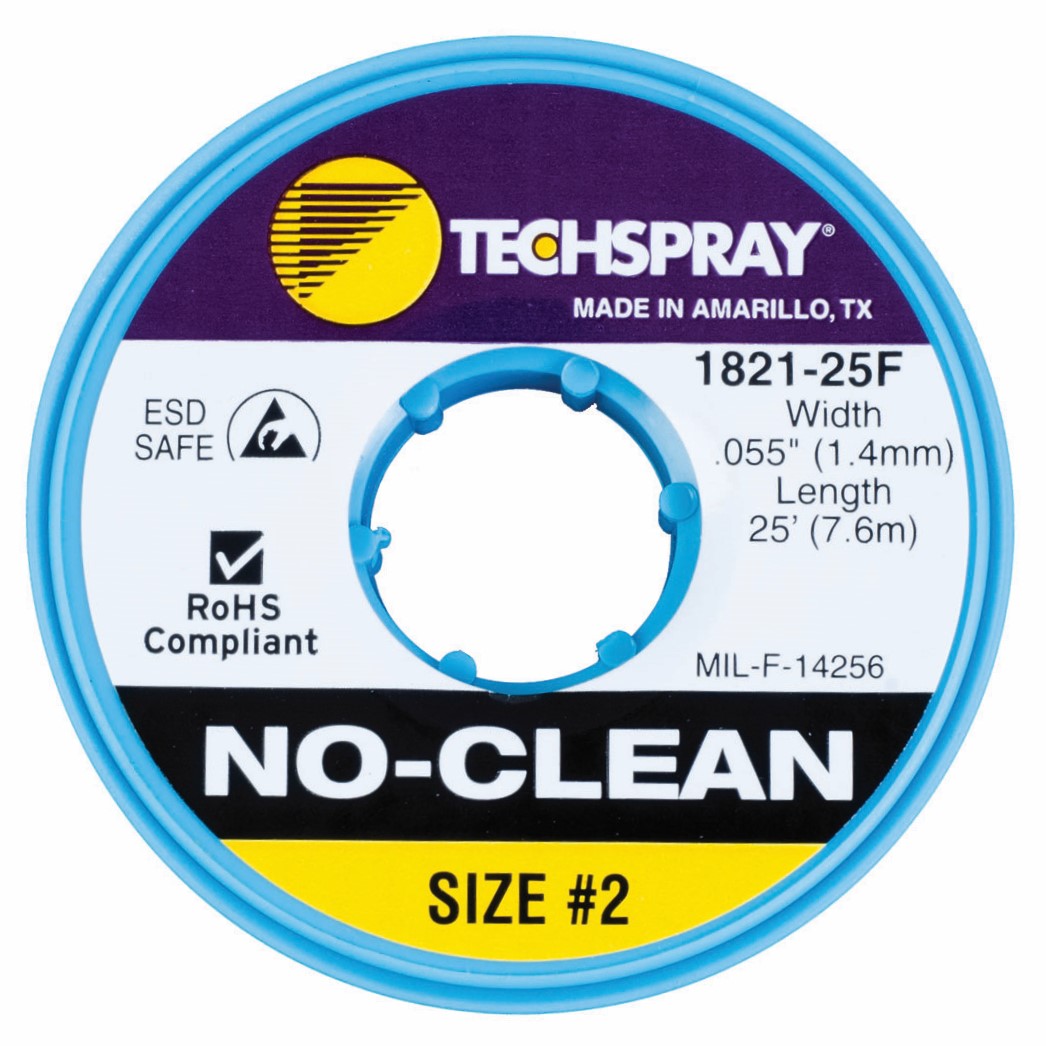 MG Chemicals 454 Fine Braid Solder Wick - 50 Ft (2.5mm Width) - Made In Canada