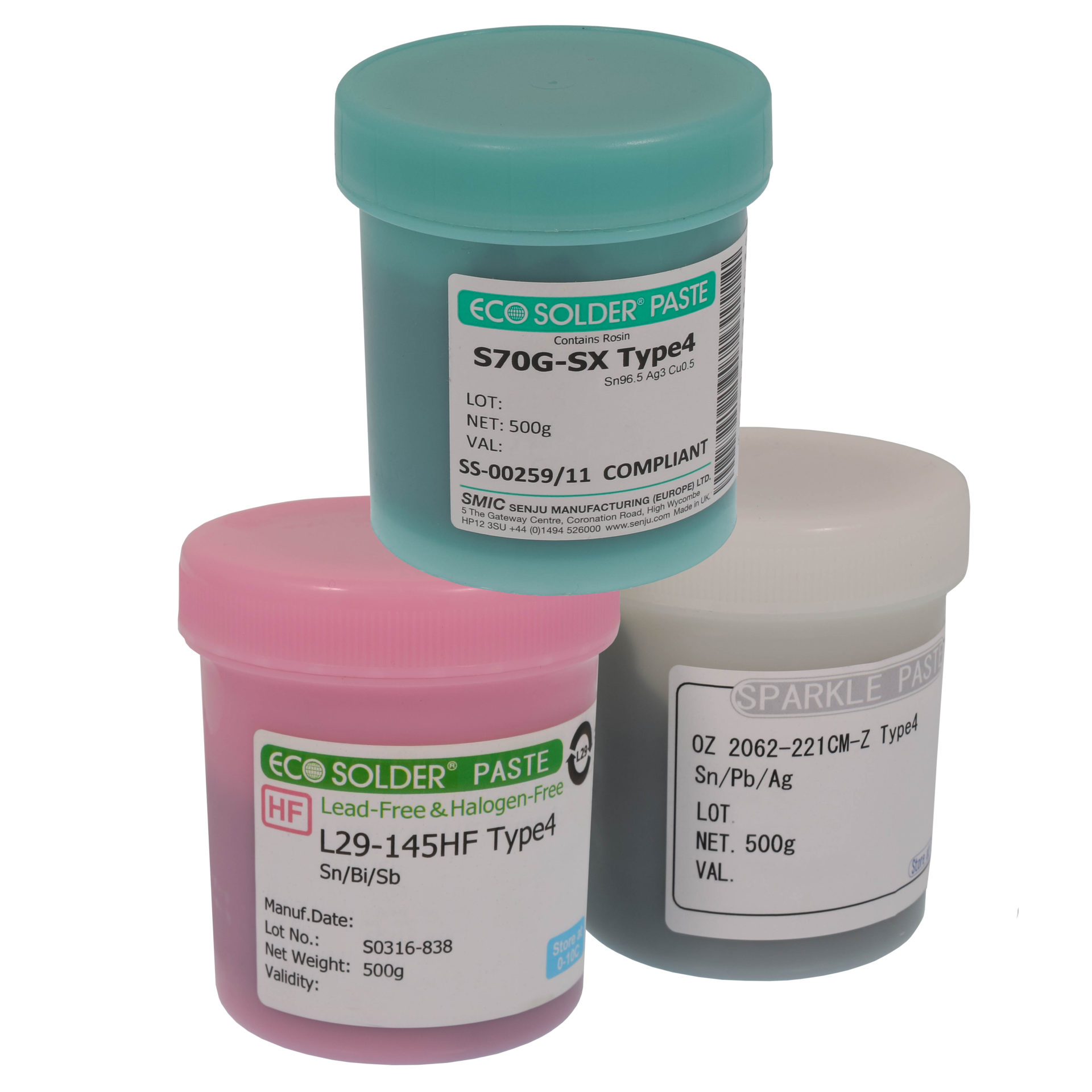 SENJU ECOSOLDER L29145HF SERIES SOLDER PASTE Solder Connection