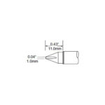 SxV-CH10 1MM CONICAL SOLDERING TIP - Image 3
