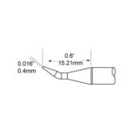 SxP-CNB04 0.4MM BENT CONICAL SOLDERING CARTRIDGE - Image 3