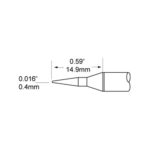 SxP-CNL04 0.4MM LONG REACH CONICAL SOLDERING CARTRIDGE - Image 2