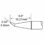 SxP-DRH05 0.5MM REWORK HOOF SOLDERING CARTRIDGE - Image 3