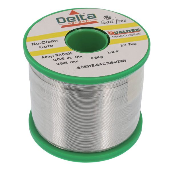 QUALITEK NC601E SAC305 2.2% NO CLEAN SOLDER WIRE