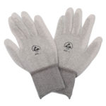 GP ESD GREY GLOVES WITH COATED PALM