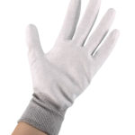 GP ESD GREY GLOVES WITH COATED PALM - Image 5