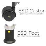 AS-SP3 ESD FULLY ERGONOMIC CHAIR (HIGH) W/ FOOTRING - Image 3