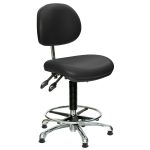 CR3 ERGONOMIC CLEANROOM LABORATORY CHAIR (HIGH)