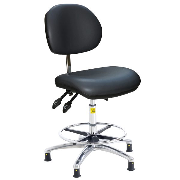AS-CR3 ESD CLEANROOM CHAIR (HIGH)