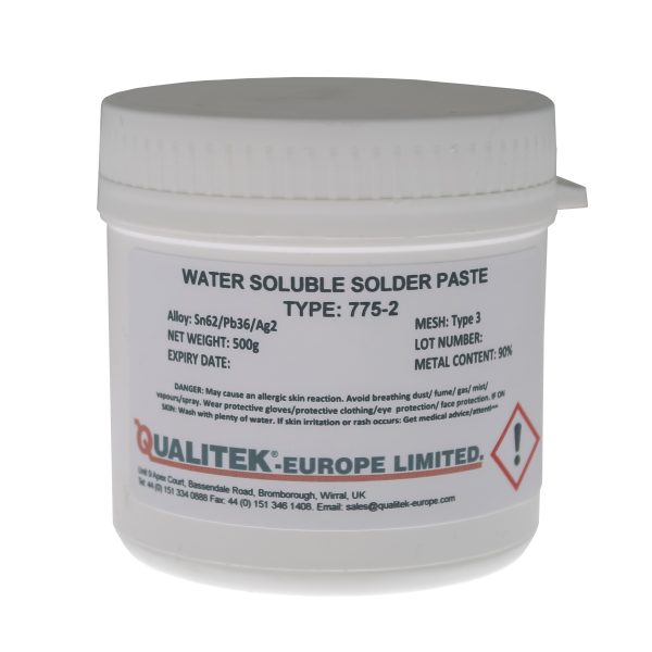 DELTA 775 WATER SOLUBLE SOLDER PASTE