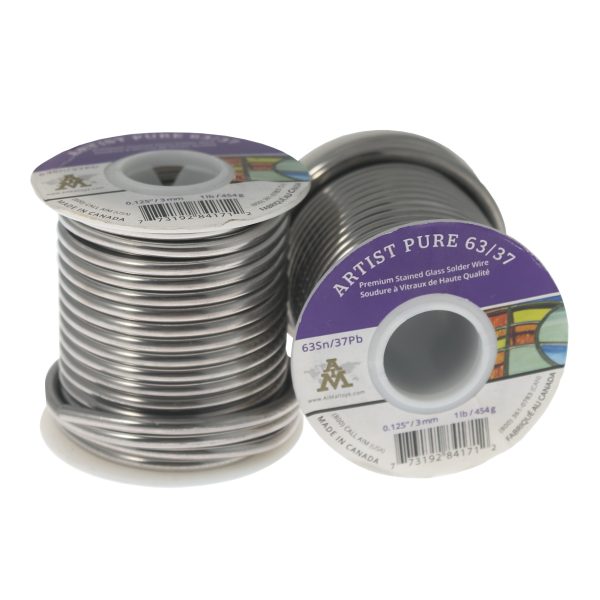 ARTIST PURE 63/37 3.2MM SOLID SOLDER WIRE 454G
